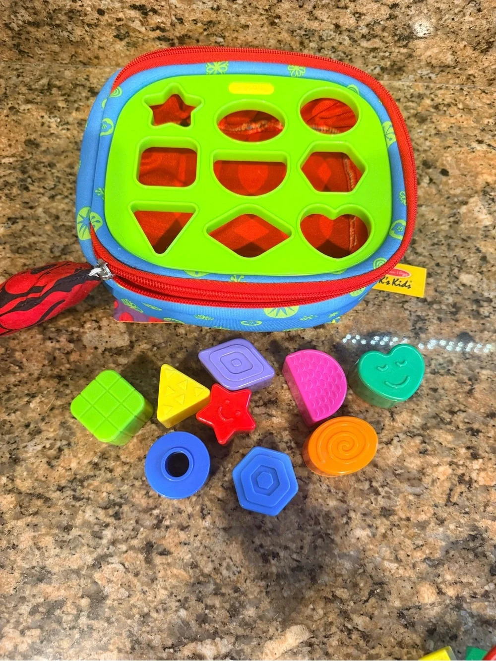 Melissa & Doug Toys Baby First Bead Maze & Shape Sorter Activity Bag